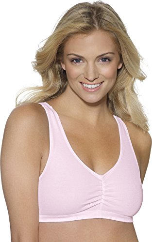 Image of Hanes Womens X-Temp Wireless Bra Pack, Stretch Pullover Bra, Low-Impact Racerback Bra, 2-Pack