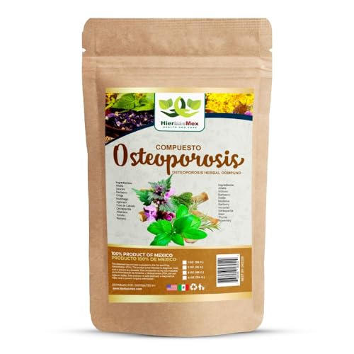 Osteoporosis Compuesto Herbal 4 onzas. Te, Osteoporosis Tea 4 Oz. Herbal Compound Hierbasmexico