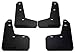 REK GEN Rally Mud Flaps Compatible w/Ford Focus 11+ (Black Logo)