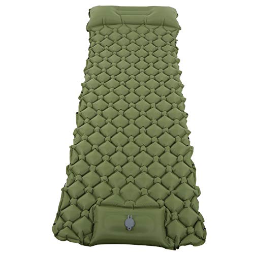 Self Inflating Sleeping Pad for Camping, Camping Mattress Pad Air Mattress Camping Folding Camping Bed Roll Camping Mats for Sleeping Backpacking Sleeping Pad for Outdoor Travelling Use(Green)