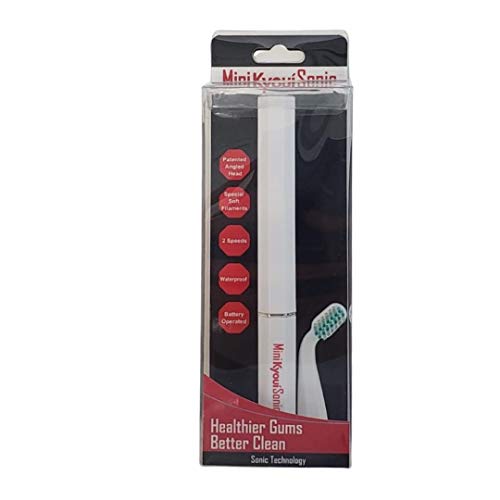 Kyoui Kids Mini Kyoui Sonic Electric Toothbrush, Battery Operated (Battery Included), Angled Brush Heads, Soft Bristles, 28,000 VPM Motor, 2 Modes