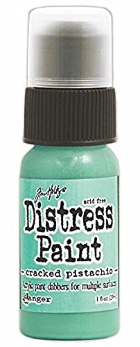 Tim Holtz Distress Paint Dabber 1oz, Cracked Pistachio