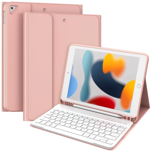 TQQ Tastatur Hülle für iPad (9./8./7. Generation) – Ansicht 1