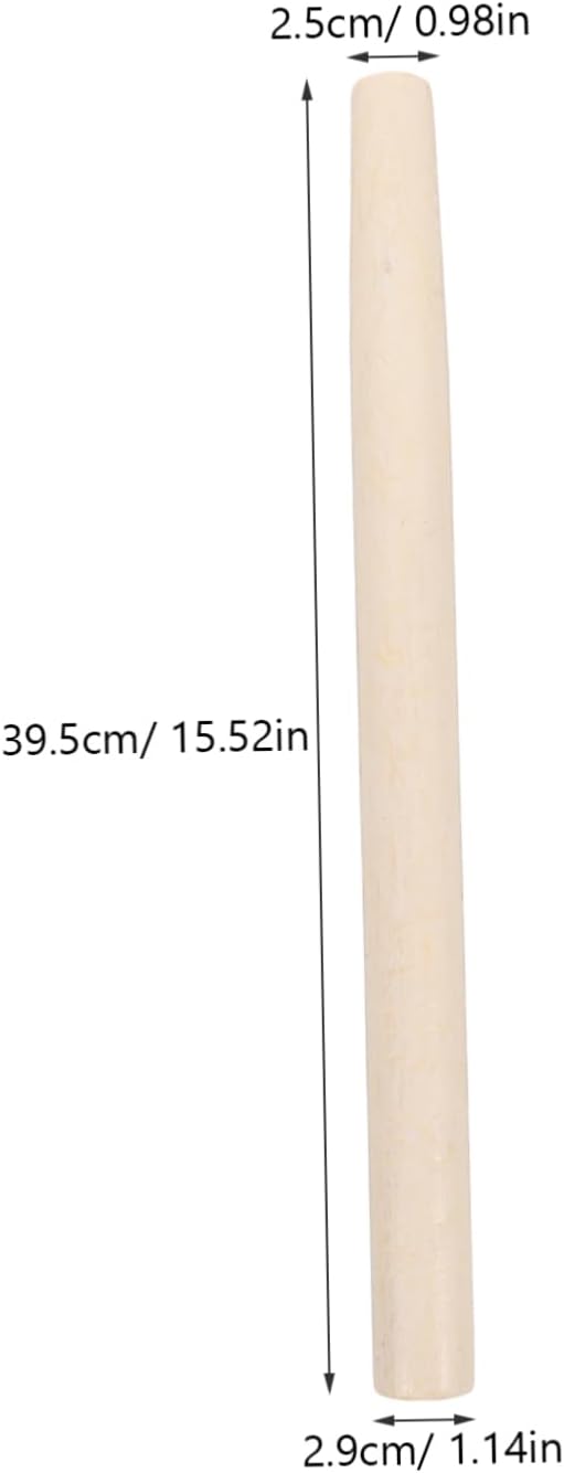Toyvian 6pcs Durable Wooden Handle for Long Handle Hoe Hatchet Replacement Versatile Garden Tool for Axes Shovels and Gardening Tasks