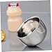 Ipetboom Men's Shaving Accessory Stainless Steel Shaving Bowl Shaving Soap Cup Bubble Bowl for Daily Use