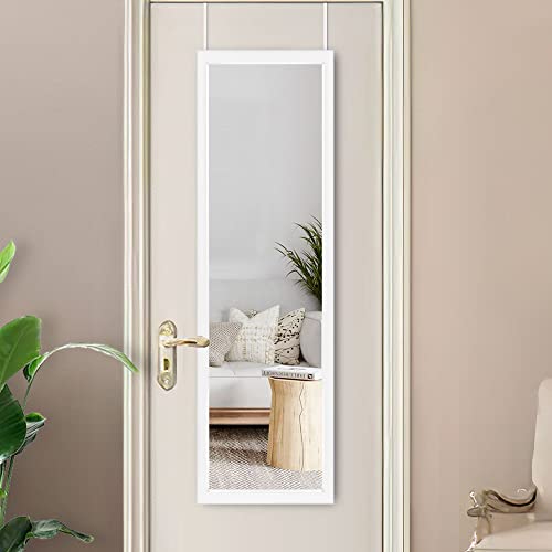 Wall Mount Jewelry Armoire Wooden Over The Door Cabinet With Lock Bedroom Chest Cosmetic Organizer #TOP1