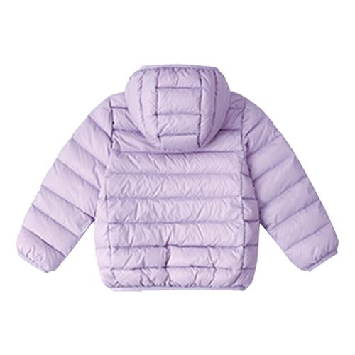 LittleSpring Kids Puffer Jacket Lightweight Packable Down Coat with Hood2