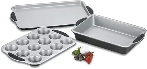 Miniatura 7 de Cuisinart Easy Grip Bakeware - Molde redondo para pasteles de 9 pulgadas