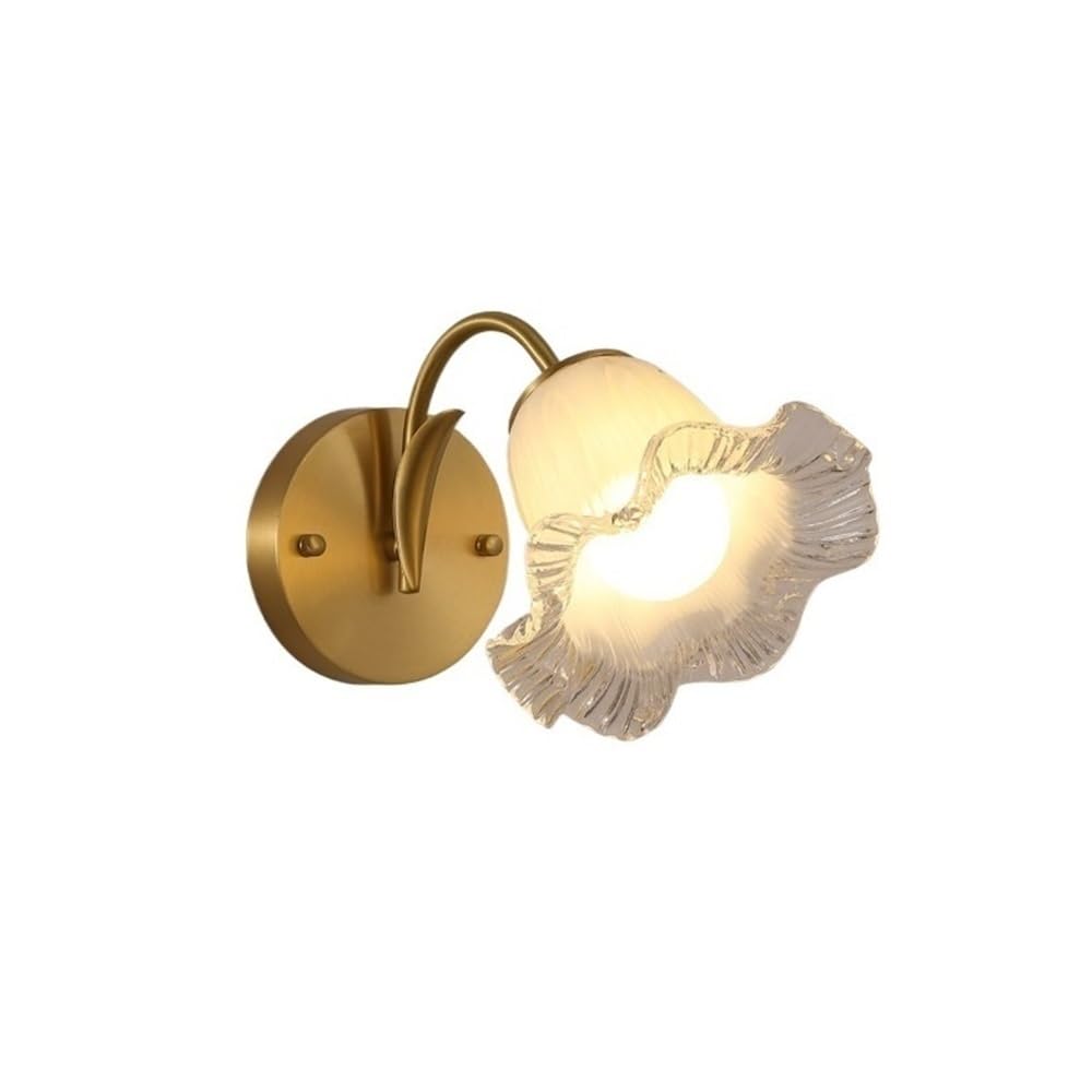 HXYSXHJUO Wall Sconce Bedroom Bedside Lamp Living Room Staircase Light Luxury Master Copper Retro
