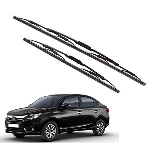 Image of Kylo Windshield Wiper for NEW AMAZE /Conventional and Traditional Metal Type Windshield Water Repellency Scratch Proof Metal Wiper Blades Suitable for NEW AMAZE (Driver Side -22 inch, Passenger Side -14 inch)
