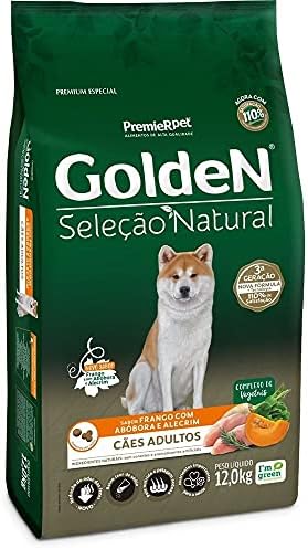 Premier Pet Ração Golden Seleção Natural Para Cães Adultos Sabor ...