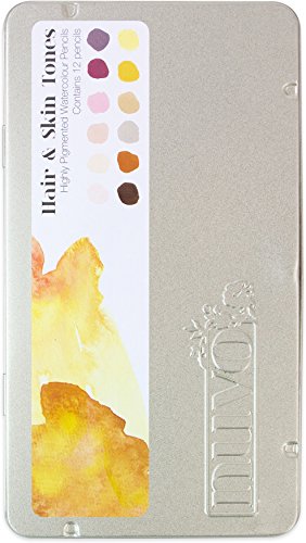 Tonic Studios Nuvo Watercolor Pencils, Multicolor