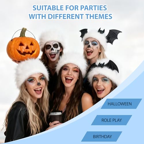 Image of Unisex Funny Wig Crazy Wigs for Adults Halloween Costume Wig and Party Pelucas (White, Medium)