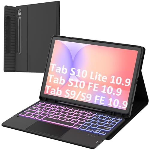 Coque Clavier Pour Samsung Galaxy Tab S10 Lite S10 FE/S9 FE/S9 10.9