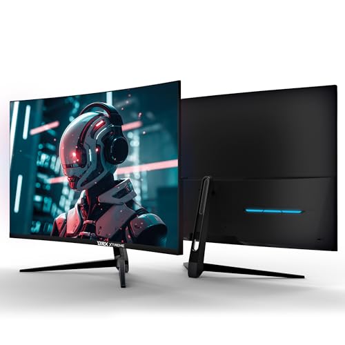 MONITOR GAMER BRX XTREME 27" CURVO, TELA VA - FULL HD 1920x1080 - HDMI+USB+DP+Audio Out+DC12V