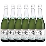 Sutter Home Fre Brut Non-alcoholic Champagne Wine - The best NA Brut on the market! (6 Bottles)