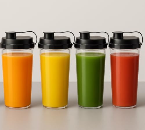Image of 250ML Sipper Glass with Lid | Round Empty Transparent Plastic Cup Reusable, Spill-Proof for Beverages Coffee Shakes Juice | Use Restaurant Home Birthday Party & Events (Set of 25 Glasses)