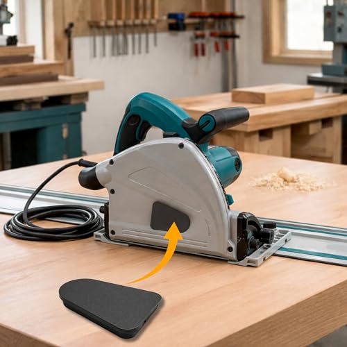 Sparix Fab Arbor Hole Dust Cover Compatible with Makita SP6000J/SP600J Corded Track Saw, Snap-On Dust Collection Cover, Tool-Free Install & Quick Removal. Helps Reduce Side Dust Escape