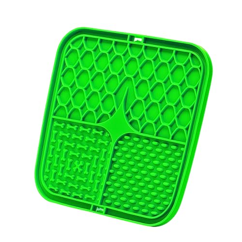 FEZTEZZO Tapete de Lamber para Cães e Gatos Redutor de Ansiedade e Comedouro Lento Ideal para Banho