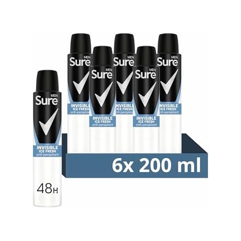 Sure Men Invisible Ice Fresh Anti-Perspirant 200ml Cover