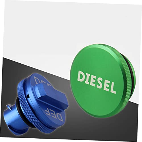 CIYODO 2Pcs Tampa Verde Ram E Tanque Compatível Para - Liga De Alumínio Azul Combustível