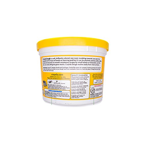Crayola Dough - Yellow (3Lb), Bulk Modeling Dough For Kids, Clay Alternative, Resealable Tub, Ages 3+, Great For Kids Arts & Crafts #TOP1