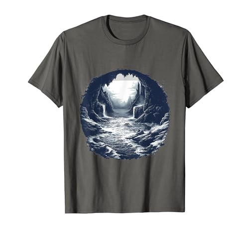 Ozean mit Geheimnisvolle Unterwasserhöhle T-Shirt