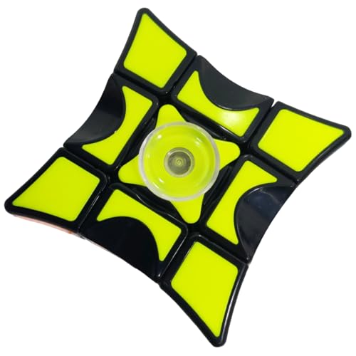 Image of HAWKISTER All Ages QIYI 1X3X3 Fingertip Cube S - Super Floppy Black-Base Speed Cube 3X3X1 Magic Puzzle Cube