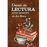 【Diario de lectura para amantes de los libros】Realiza un seguimiento de los libros que lees y apunta tus reseñas | Planificador de lectura recordar 15x23cm (ブラウンレザー) (スペイン語版)