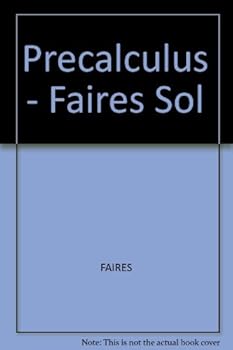 Paperback Precalculus - Faires Sol Book