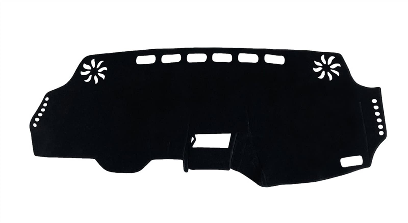 Almohadilla Parasol Para Toyota Para Wish AE20 2010 2011 2012 2013 2014 2015 2016 2017 Cubierta Protectora Para Salpicadero Evitar Alfombra Ligera LHD Cubierta Estera del Tablero ( Color : Black Edge