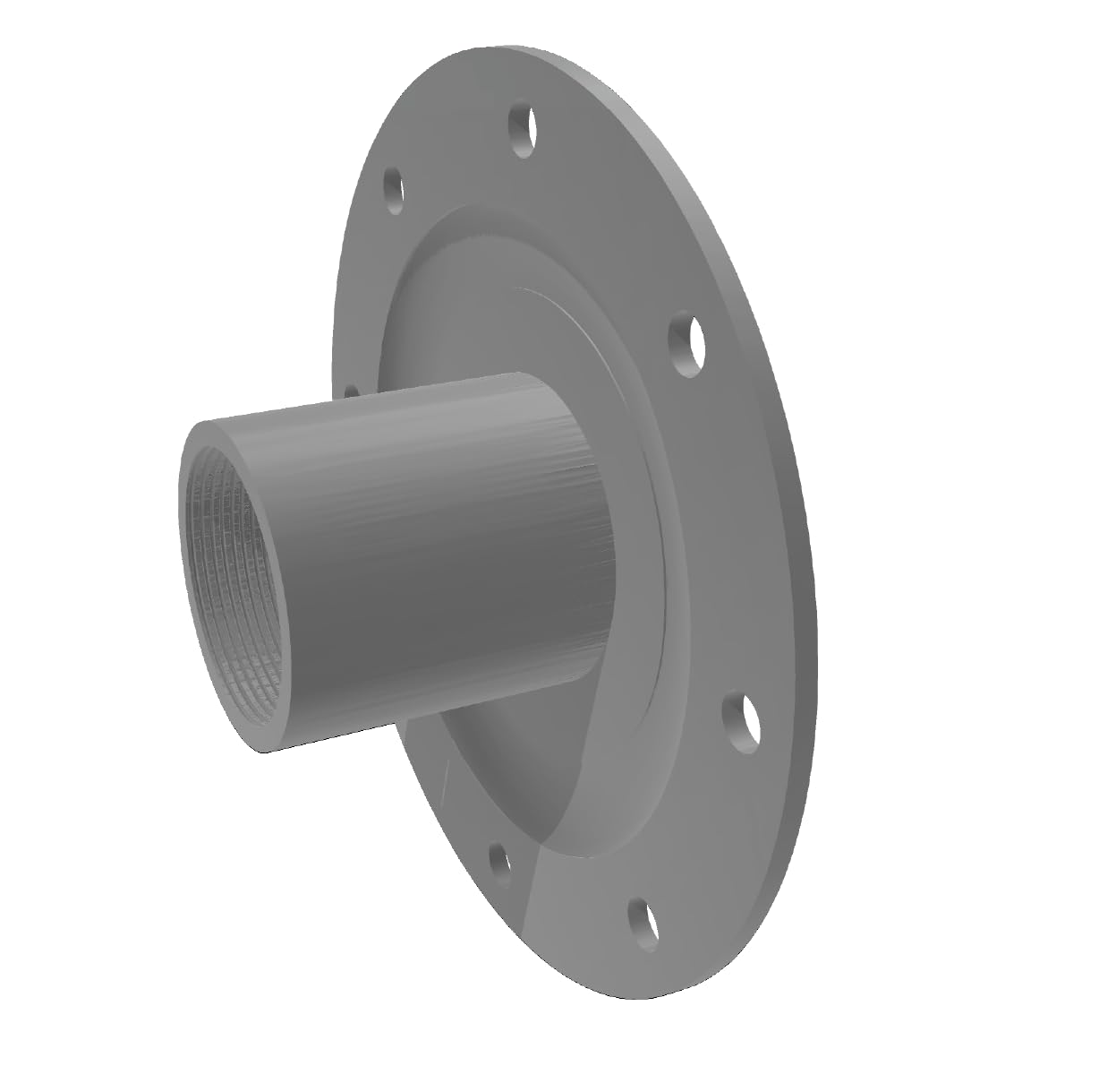 8 Loch Flanschdeckel mit 1 1/2" IG und Dichtung als Adapter für Elektroheizstäbe inkl. Versand