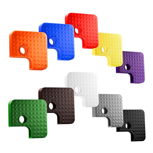 van den Heuvel Schlüsselkappen bunt für Ihre Schlüsselorganisation im 10er-Set 27mm x 30mm x 4mm für eckige Schlüssel van den Heuvel Schlüsselkappen bunt für Ihre Schlüsselorganisation im 10er-Set 27mm x 30mm x 4mm für eckige Schlüssel