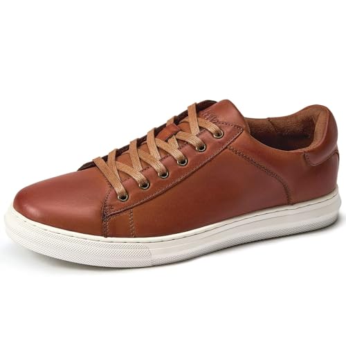 Arkbird Casual Sneakers Breathable Lace-Up Leather Walking Shoes Comfortable Fashion Sneakers for Men Daily Work product thumbnail 12