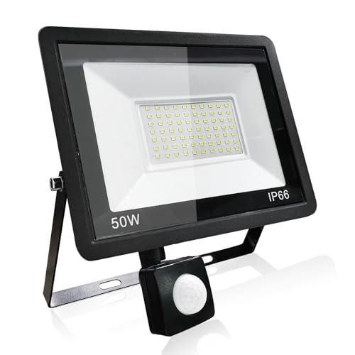 reflector led con sensor de movimiento marca BOSITE