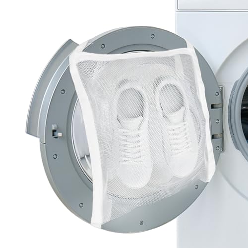 Sneaker Dryer Bag,Shoe Wash & Dry Net Bag for Dryer 15.7*15 Inch Shoe Washing Machine Bag Adjustable Magic Tape Shoe Dryer Bag Reusable Laundry Bags