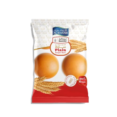 Al Rawabi Burger Buns Plain Pack of 6 67 g UAE