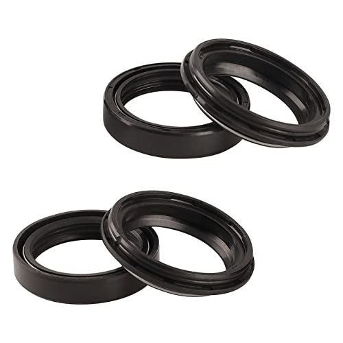 Cyleto Front Fork Oil Seal and Dust Seal Kit 43 x 55 x 11mm for Suzuki GSX1300R Hayabusa 1999 2000 2001 2002 2003 2004 2005 2006 2007 2008 2009 2010 2011 2012 2013 2014 2015
