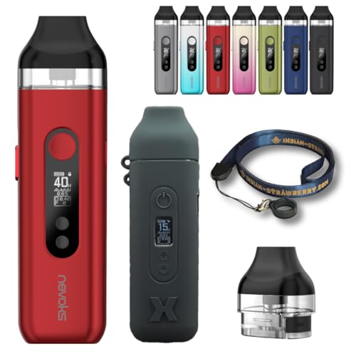 Nevoks Feelin X Pod Kit 1600mAh + \POD1 + Indian StrawberrylbNXgbvVRP[XZbg (bhiP[Xtj)