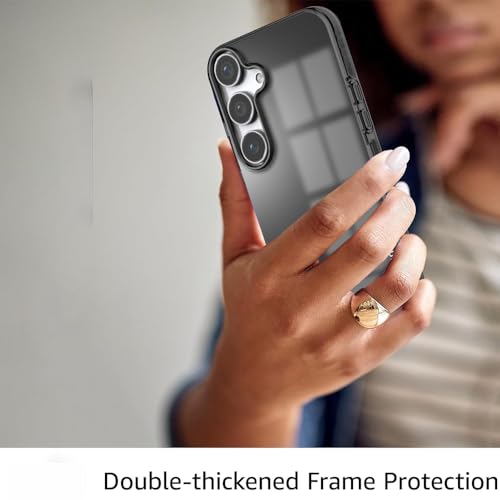 Image of KARWAN Back Cover| Samsung Galaxy S24 FE Back Cover |Polycarbonate Material| Full Camera Protection |Perfectly Fit| Case for Samsung Galaxy S24 FE - Black