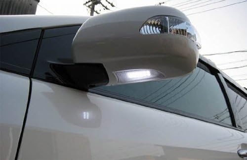 Miniatura 8 de iJDMTOY Bombillas de repuesto 12-SMD 168 194 2825 T10 compatibles con luces de charco de espejo lateral de automóvil, SUV, camión, blanco xenón