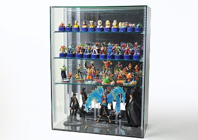 Amazon.co.jp: コレクションケース ガラスエッジ G5 棚板3枚付