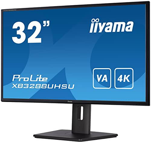 Ecran PC - IIYAMA - XB3288UHSU-B5 - 32 VA LED 4K 3840 x 2160 - 3ms - 60Hz - 2 x HDMI 1 x DP