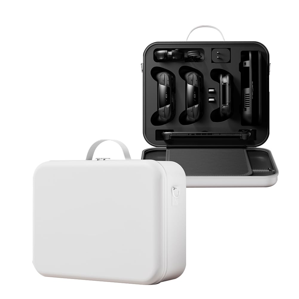 CHANGYUE Bolsa de Almacenamiento portátil de Estuche de Transporte Accesorios de Consola Switch2 (Blanco)