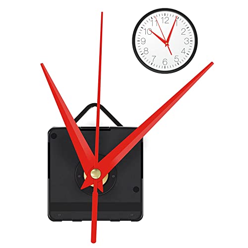 Clock Mechanisms Kit Silent Quartz Clock Mechanism Replacement Wall Clock Movement Kit Replacement Parts And Hands, Ideal For Wall Clock Diy Crafts Shaft Or Repair Parts #TOP3