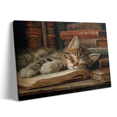Funny Animals Canvas Wall Art Decor Framed Painting - Sleeping