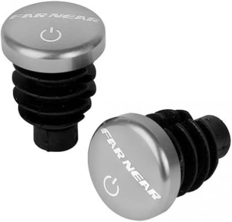 FAR&Near Road Bar End Cap (Aluminum), Silver