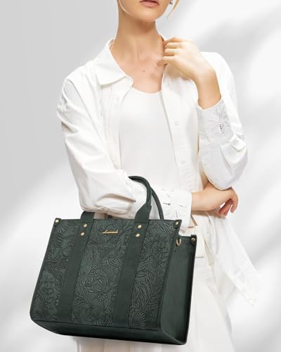 Image of LOVEVOOK Purse for Women Leather Tote Bag Purse and Handbags, Satchel Shoulder Crossbody Top Handle Bags with Zipper