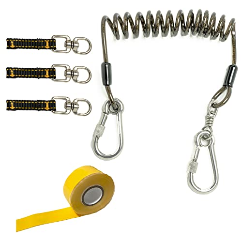 DEWALT Coiled Tool Tethering Kit, 2 lb. Capacity