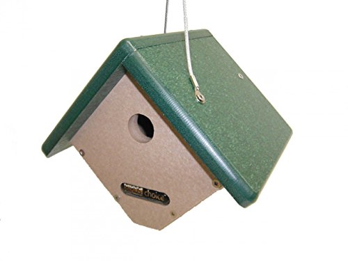 Birds Choice Snwren Recycled Wren House, Bird House, Taupe W/ Green Roof #TOP1